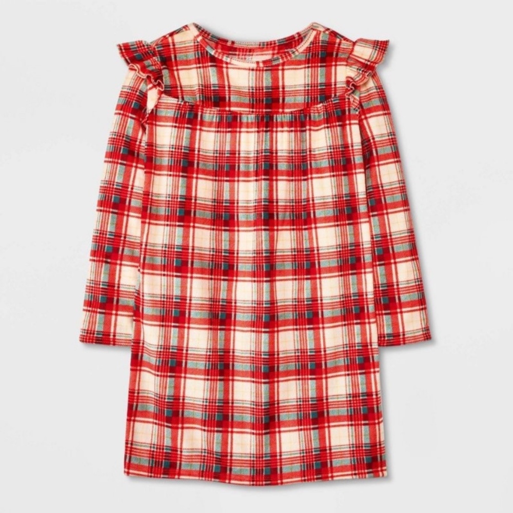 NWT! Cat & Jack Girls' Long Sleeve NightGown